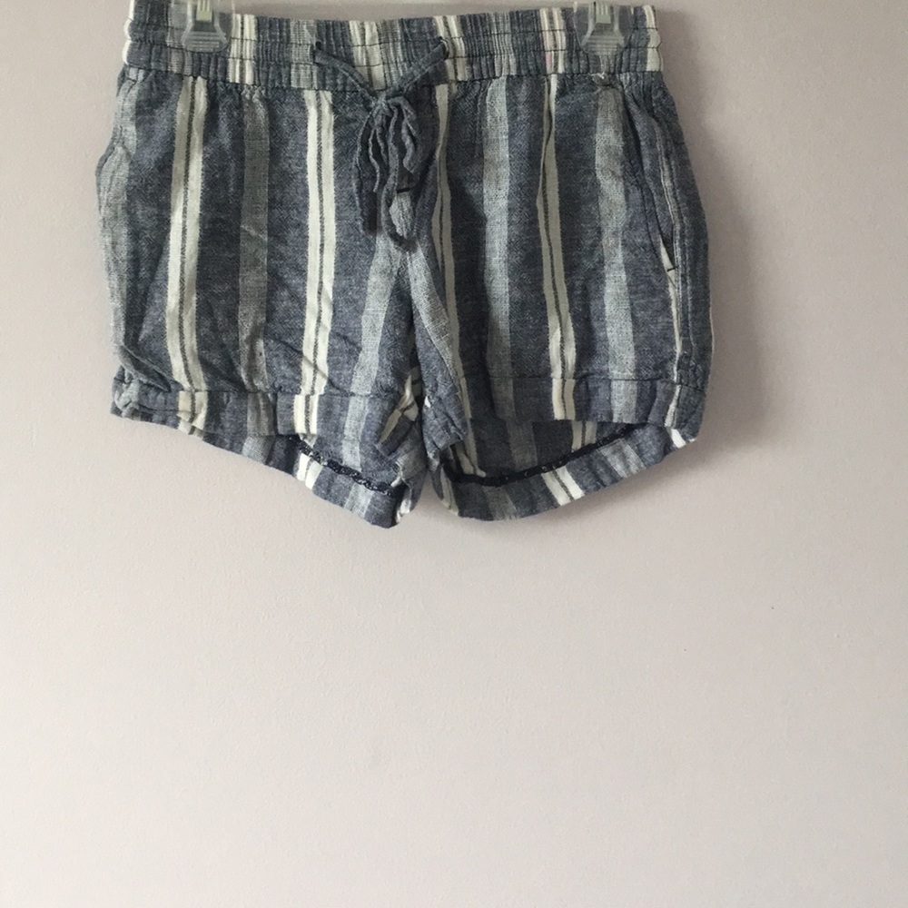 Striped soft shorts